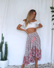 Load image into Gallery viewer, Lilac Fields Frill Skirt