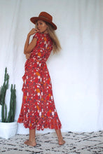 Load image into Gallery viewer, Red Festoon Cleobella Dress